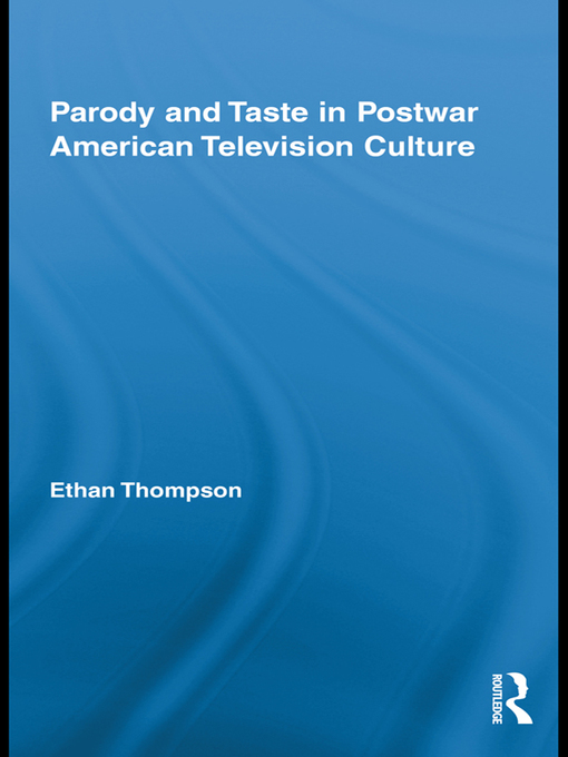 Cover image for Parody and Taste in Postwar American Television Culture